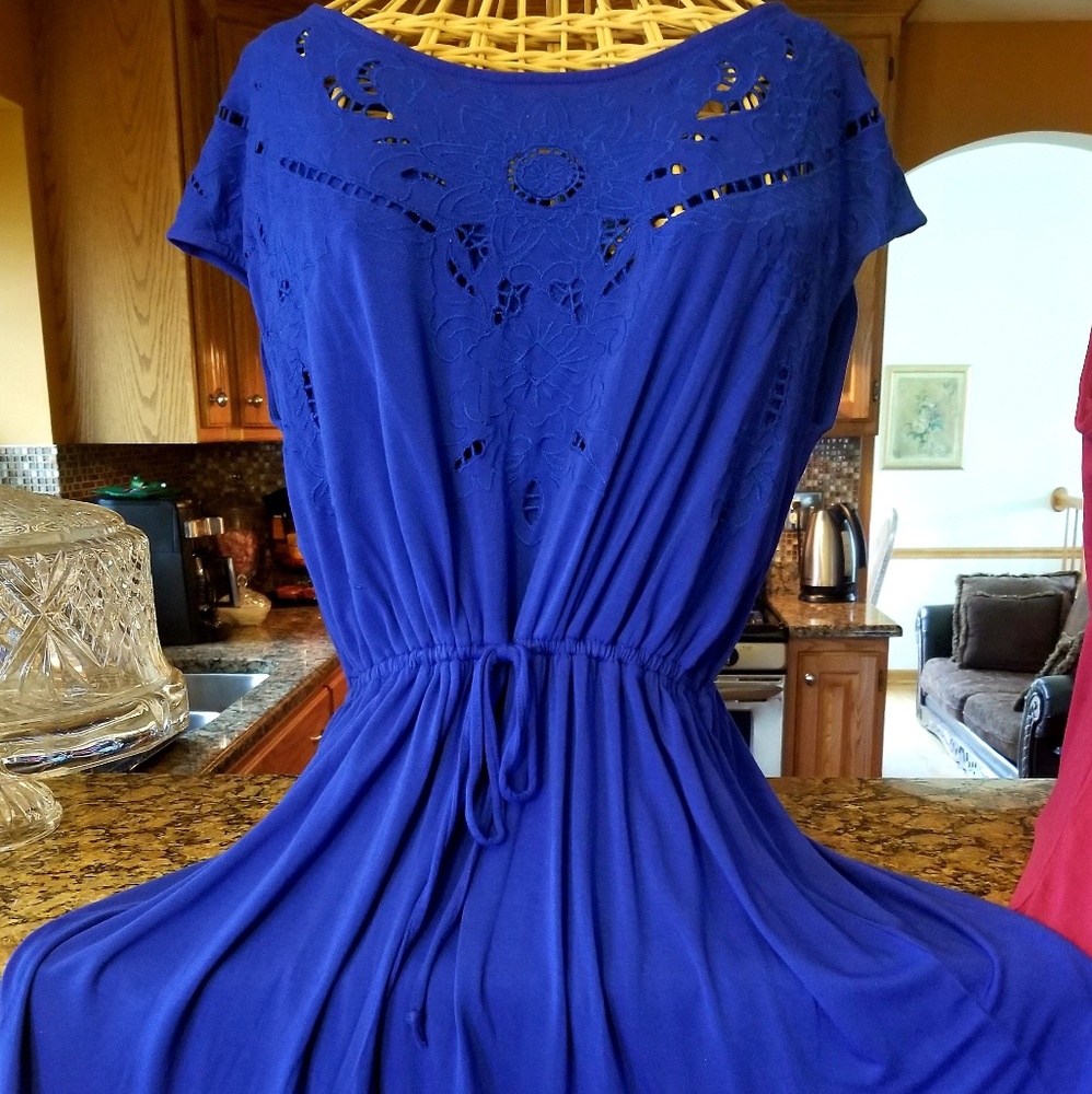 Decorative eyelet/crochet Summer Dress